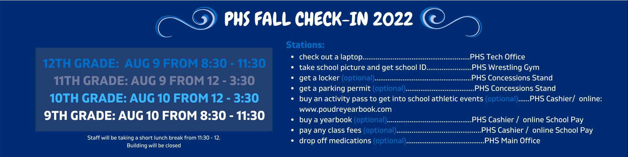 Fall Check-in Banner